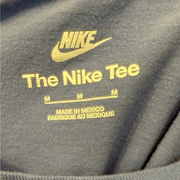 Nike Men's Classic Blue Long Sleeve Tee - Picture 2 of 4